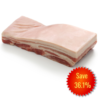 Pork Belly Skin On Bone In (20 kg Cartons)