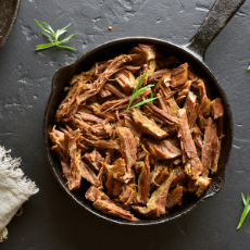 Cooked Beef Brisket Pulled Frozen - 6 x 1 kg packs per carton