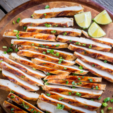 Cooked Chicken Breast Sliced 10 x 1kg packs per carton